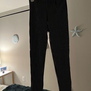 Princess Polly High Waisted Fitted Pinstripe Pants